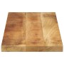 Rechteckiger Tisch aus grobem Mangoholz 90x20x3,8 cm. von , Tischplatten - Ref: Foro24-371360, Preis: 34,93 €, Rabatt: %