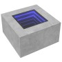 Mesa de centro y LED madera ingeniería gris hormigón 60x60x40cm de , Mesas de centro - Ref: Foro24-847570, Precio: 130,10 €, ...