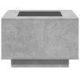 Mesa de centro y LED madera ingeniería gris hormigón 60x60x40cm de , Mesas de centro - Ref: Foro24-847570, Precio: 130,10 €, ...