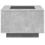 Mesa de centro y LED madera ingeniería gris hormigón 60x60x40cm de , Mesas de centro - Ref: Foro24-847570, Precio: 130,10 €, ...