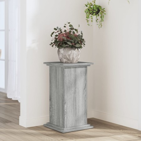 Plant stand in gray Sonoma engineered wood 33x33x60 cm by , Pot stands - Ref: Foro24-852965, Price: 50,99 €, Discount: %