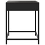 Bedside table with Infinity LED black 40x40x51 cm by , Nightstands - Ref: Foro24-3284091, Price: 75,99 €, Discount: %