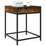 Bedside table with Infinity LED smoked oak 40x40x51 cm by , Nightstands - Ref: Foro24-3284093, Price: 73,40 €, Discount: %