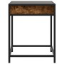 Bedside table with Infinity LED smoked oak 40x40x51 cm by , Nightstands - Ref: Foro24-3284093, Price: 73,40 €, Discount: %