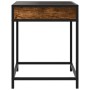 Bedside table with Infinity LED smoked oak 40x40x51 cm by , Nightstands - Ref: Foro24-3284093, Price: 73,40 €, Discount: %