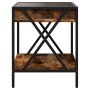 Bedside table with Infinity LED smoked oak 40x40x49 cm by , Nightstands - Ref: Foro24-3284098, Price: 72,68 €, Discount: %