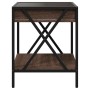 Bedside table with Infinity LED brown oak 40x40x49 cm by , Nightstands - Ref: Foro24-3284100, Price: 75,09 €, Discount: %