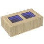 Coffee table with Infinity LED Sonoma oak 116x69x40 cm by , Coffee table - Ref: Foro24-3284058, Price: 208,74 €, Discount: %