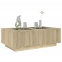 Coffee table with Infinity LED Sonoma oak 116x69x40 cm by , Coffee table - Ref: Foro24-3284058, Price: 208,74 €, Discount: %