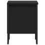 2 black engineered wood bedside tables 40x30x40 cm by , Nightstands - Ref: Foro24-848495, Price: 58,08 €, Discount: %