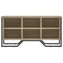 Zapatero de madera de ingeniería roble Sonoma 90x38x45,5 cm de , Zapateros y organizadores de calzado - Ref: Foro24-848640, P...