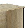 Zapatero de madera de ingeniería roble Sonoma 90x38x45,5 cm de , Zapateros y organizadores de calzado - Ref: Foro24-848640, P...