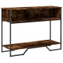 Mesa consola madera de ingeniería roble ahumado 100x35x74,5 cm de , Mesas auxiliares - Ref: Foro24-848531, Precio: 60,99 €, D...