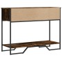 Mesa consola madera de ingeniería roble ahumado 100x35x74,5 cm de , Mesas auxiliares - Ref: Foro24-848531, Precio: 60,99 €, D...