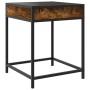 Coffee table with Infinity LED smoked oak 40x40x51 cm by , Coffee table - Ref: Foro24-847674, Price: 73,40 €, Discount: %