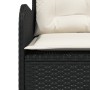 Garden sofa set, 2 pieces, with black synthetic rattan cushions. by , Garden sets - Ref: Foro24-3262083, Price: 491,70 €, Dis...