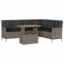 Gartensofa-Set mit Kissen, 2-teilig, aus grauem Kunststoffrattan. von , Gartensets - Ref: Foro24-3262088, Preis: 467,93 €, Ra...