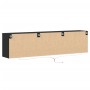 Wall-mounted TV stand with LED lights black 180x31x45 cm by , TV Furniture - Ref: Foro24-3307934, Price: 181,20 €, Discount: %