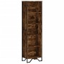 Estantería madera de ingeniería roble ahumado 50x31x169 cm de , Librerías y estanterías - Ref: Foro24-848616, Precio: 79,71 €...