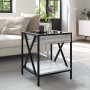 Coffee table with Infinity LED Sonoma gray 40x40x49 cm by , Coffee table - Ref: Foro24-847695, Price: 75,17 €, Discount: %