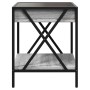 Coffee table with Infinity LED Sonoma gray 40x40x49 cm by , Coffee table - Ref: Foro24-847695, Price: 75,17 €, Discount: %