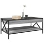 Coffee table with Infinity LED gray Sonoma 90x50x38 cm by , Coffee table - Ref: Foro24-847710, Price: 122,17 €, Discount: %