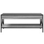 Coffee table with Infinity LED gray Sonoma 90x50x38 cm by , Coffee table - Ref: Foro24-847710, Price: 122,17 €, Discount: %