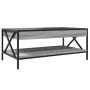 Coffee table with Infinity LED gray Sonoma 90x50x38 cm by , Coffee table - Ref: Foro24-847710, Price: 122,17 €, Discount: %