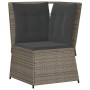 Set de muebles de jardín 4 pzas y cojines ratán sintético gris de , Conjuntos de jardín - Ref: Foro24-3262146, Precio: 645,03...