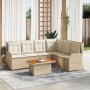 Set muebles de jardín 5 pzas con cojines ratán sintético beige de , Conjuntos de jardín - Ref: Foro24-3262474, Precio: 737,70...