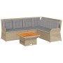 Garden furniture set, 5 pieces, with beige synthetic rattan cushions. by , Garden sets - Ref: Foro24-3262167, Price: 750,68 €...