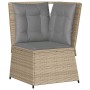 Garden furniture set, 5 pieces, with beige synthetic rattan cushions. by , Garden sets - Ref: Foro24-3262167, Price: 750,68 €...