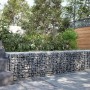 Gabion basket with galvanized iron cover 200x50x50 cm by , Pots and planters - Ref: Foro24-3295133, Price: 69,55 €, Discount: %