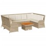 Set de muebles de jardín y cojines 7 pzas ratán sintético beige de , Conjuntos de jardín - Ref: Foro24-3262372, Precio: 1,00 ...