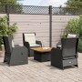 5-piece garden furniture set with black synthetic rattan cushions by , Garden sets - Ref: Foro24-3262732, Price: 560,76 €, Di...