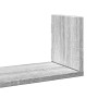 Wandregal 3 Stück aus Sonoma-Grau Holzwerkstoff 58x18x18cm von , Regale und Regale - Ref: Foro24-853286, Preis: 30,99 €, Raba...