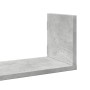 Wandregale 2 Stück aus grauem Beton-Ingenieurholz 58x18x18cm. von , Regale und Regale - Ref: Foro24-853284, Preis: 31,19 €, R...