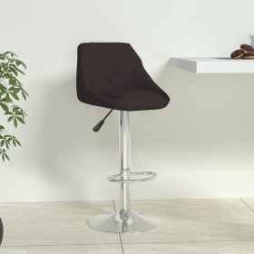 Black synthetic leather kitchen stool by , Kitchen stools - Ref: Foro24-335170, Price: 76,99 €, Discount: %