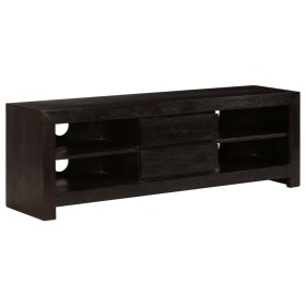 Mueble para TV madera maciza acacia marrón oscuro 120x30x40 cm de , Muebles TV - Ref: Foro24-246098, Precio: 283,99 €, Descue...