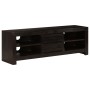 Solid acacia wood TV stand in dark brown, measuring 120x30x40 cm. by , TV Furniture - Ref: Foro24-246098, Price: 249,59 €, Di...