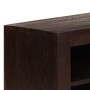 Solid acacia wood TV stand in dark brown, measuring 120x30x40 cm. by , TV Furniture - Ref: Foro24-246098, Price: 245,40 €, Di...