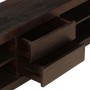 Solid acacia wood TV stand in dark brown, measuring 120x30x40 cm. by , TV Furniture - Ref: Foro24-246098, Price: 245,40 €, Di...