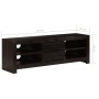 Solid acacia wood TV stand in dark brown, measuring 120x30x40 cm. by , TV Furniture - Ref: Foro24-246098, Price: 249,59 €, Di...