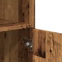 Engineered wood aged cabinet with wheels 55x40x91 cm by , Sideboards - Ref: Foro24-853189, Price: 67,31 €, Discount: %