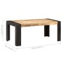 Mesa de comedor de madera maciza de mango 180x90x76 cm de , Mesas de cocina y de comedor - Ref: Foro24-3060201, Precio: 384,9...