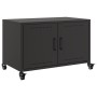 TV stand made of black cold-rolled steel, measuring 68x39x43.5 cm. by , TV Furniture - Ref: Foro24-846638, Price: 69,41 €, Di...