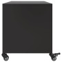 TV stand made of black cold-rolled steel, measuring 68x39x43.5 cm. by , TV Furniture - Ref: Foro24-846638, Price: 69,41 €, Di...