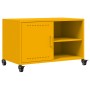 TV stand made of cold-rolled yellow mustard steel, measuring 68x39x43.5 cm. by , TV Furniture - Ref: Foro24-846671, Price: 73...