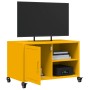 TV stand made of cold-rolled yellow mustard steel, measuring 68x39x43.5 cm. by , TV Furniture - Ref: Foro24-846671, Price: 73...