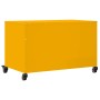 Mueble TV acero laminado en frío amarillo mostaza 68x39x43,5 cm de , Muebles TV - Ref: Foro24-846671, Precio: 72,98 €, Descue...